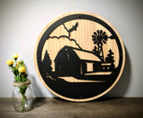 Rustic Wall Art - Barn scene