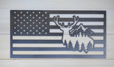 Deer Scene Flag