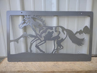 Running Horse Metal Wall Art