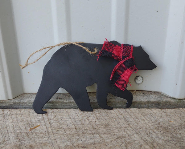 Black Bear Christmas Tree Ornament