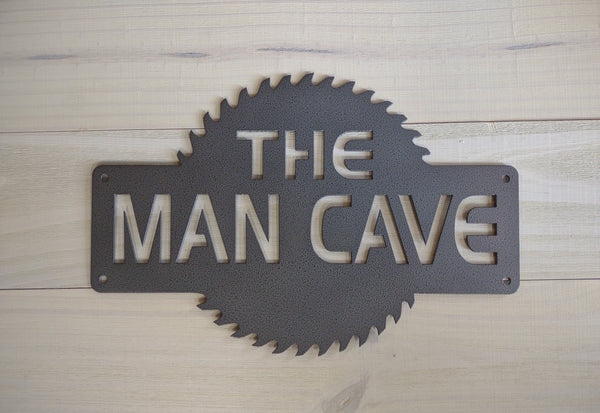 Circular Saw Man Cave Metal Sign